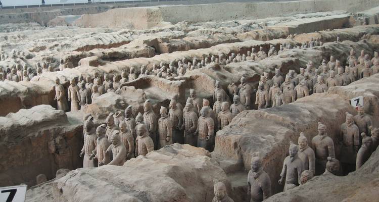 Terrakotta-Armee in Xi'an, China.