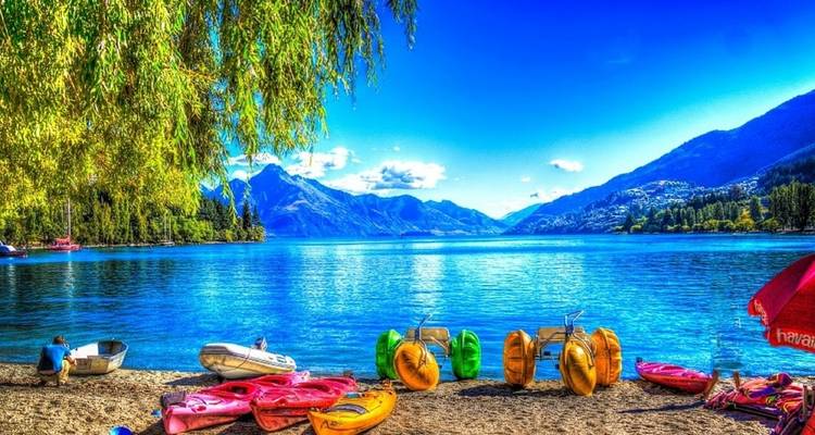 Lac Dunstan et sentier ferroviaire central d'Otago - Adventure South 2
