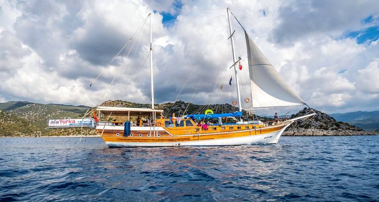 Istanbul to Mediterranean Gulet Cruise 5 Days - Alaturka Turkey – Tours & Blue Cruises 10