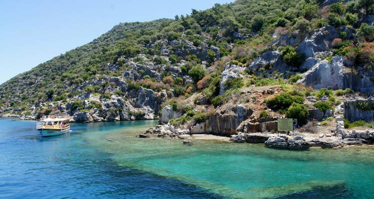 Crucero de Kas a Olympos 3 días/2 noches - Alaturka Turkey – Tours & Blue Cruises 2