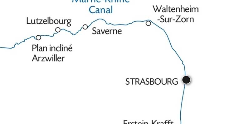 Une croisière de charme à travers l'Alsace et la Lorraine le long du canal de la Marne au Rhin (croisière de port à port) - CroisiEurope River Cruises 2