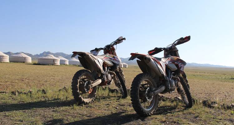 Orkhon Waterfall - Enduro Adventure Tour - Nomadic Off Road 9