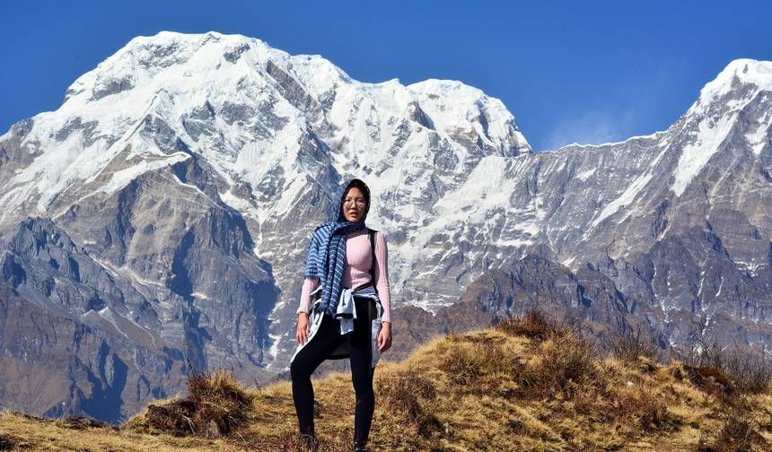 Trilho para o Acampamento Base de Annapurna — 1