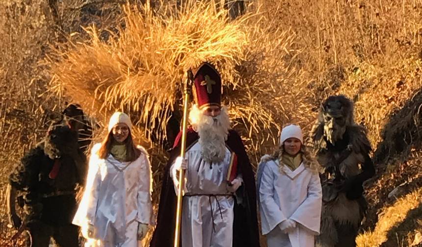 Krampus em Berchtesgaden com Mercados de Natal — 1
