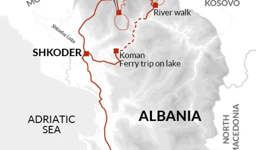 Caminhada nos Alpes Albaneses — 1