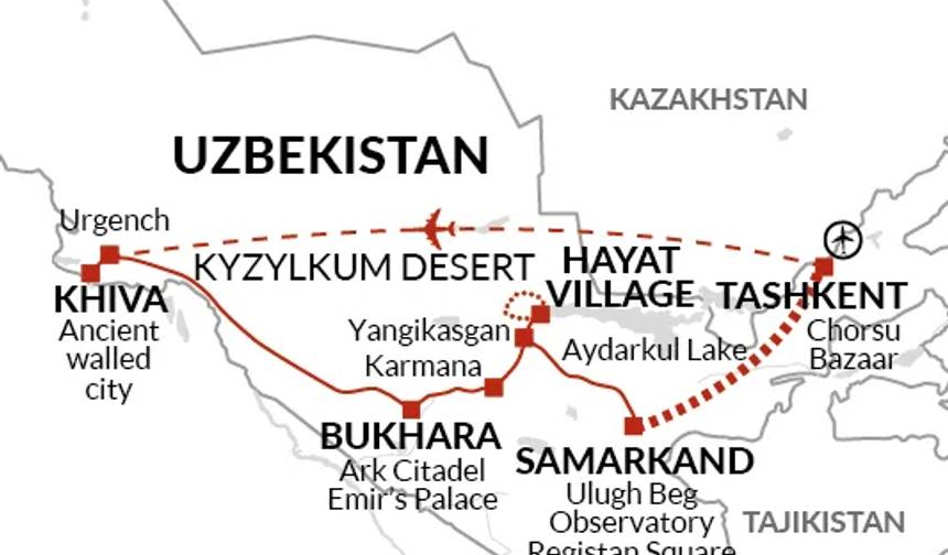 A Rota da Seda do Uzbequistão — 1