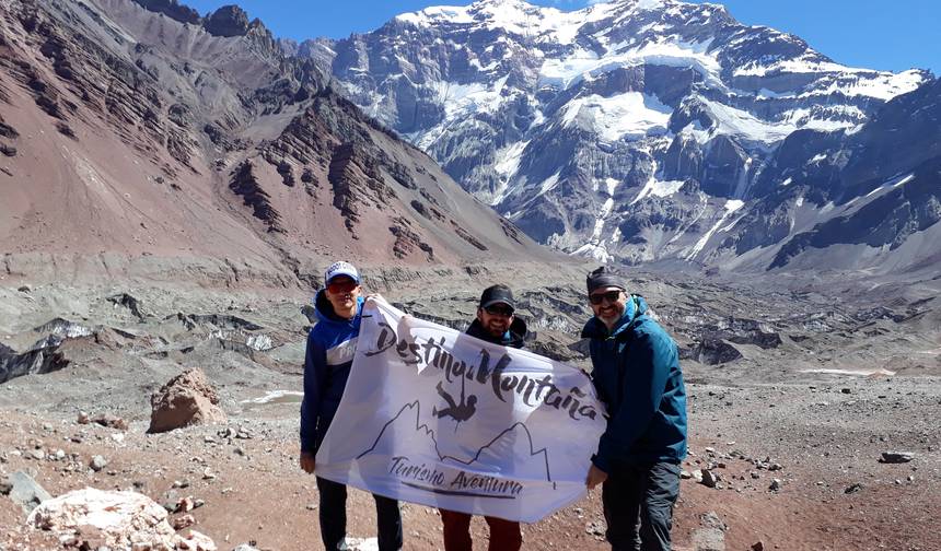 Aconcagua Ściana Południowa: Trekking do Plaza Francia — 1