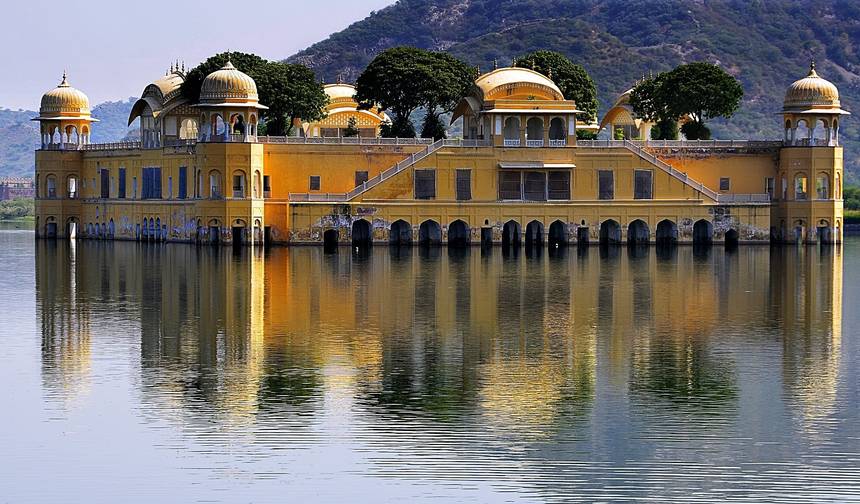 Triângulo Dourado com a cidade dos lagos Udaipur — 1