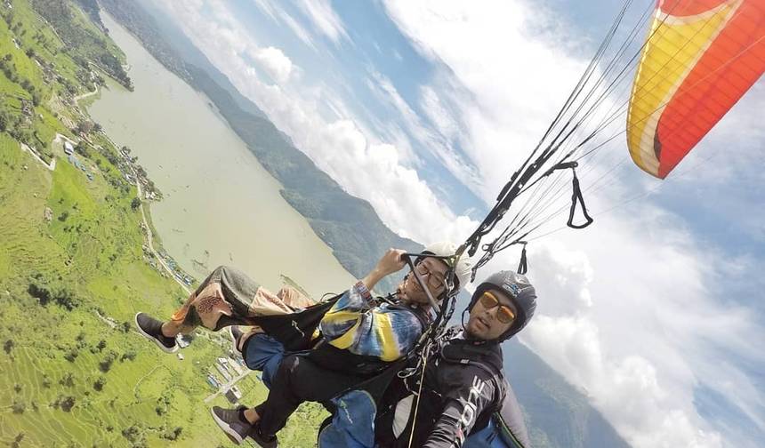 Parapente em Pokhara — 1