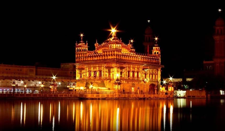 Golden triangle  with Amritsar golden temple — 1
