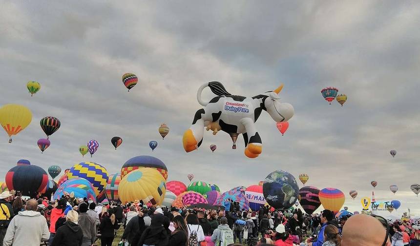 Najważniejsze atrakcje Nowego Meksyku - Festiwal Balonów i Santa Fe — 1