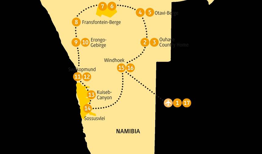 Erongo - Excursão de Aventura de 17 Dias — 1