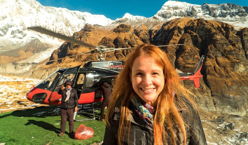 Wycieczka helikopterem do Annapurna Base Camp z Pokhary — 1