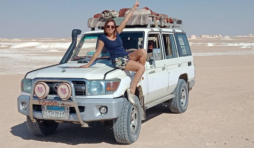 White & Black Desert Safari: A Magical Overnight Adventure from Cairo — 1