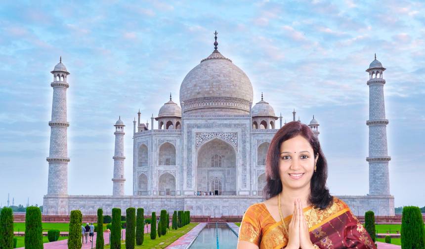 Excursão de 6 Dias ao Triângulo Dourado com Udaipur - Excursão Delhi Agra Jaipur Udaipur - Pôr do Sol/Nascer do Sol no Taj Mahal — 1