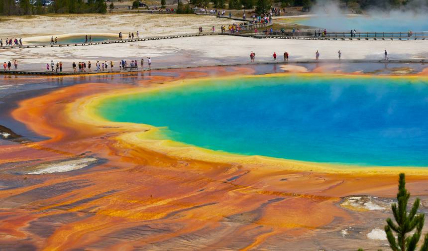 Yellowstone Sky Rim Wędrówka z plecakiem — 1