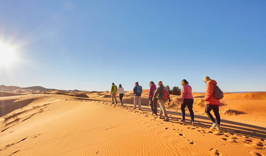 جولة في صحراء المغرب لمدة 10 أيام ومشي مع البدو الرحل - السياحة البيئية — 1