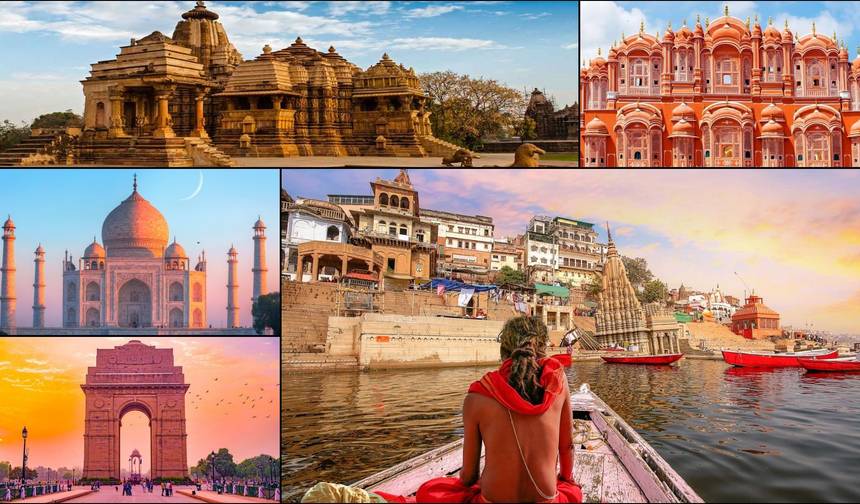 Private 10-Day Golden Triangle, Khajuraho Temples & Varanasi Tour: Delhi, Jaipur, Agra, Taj Mahal & Ganges Spiritual Journey — 1