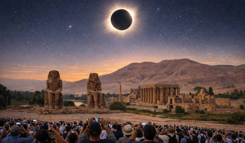 Eclipse Solar Luxor 2027 e Maravilhas do Antigo Egito (Pirâmides-GEM-Cruzeiro no Nilo de Luxor a Assuã) — 1