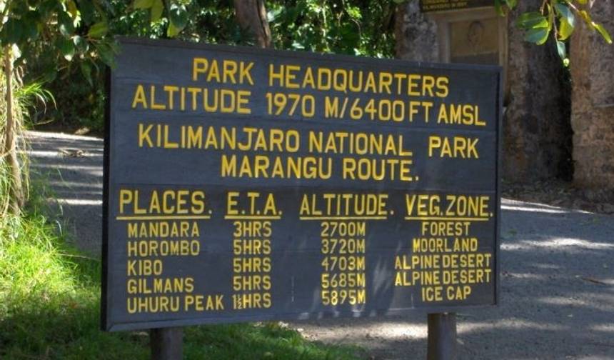 Subida ao Kilimanjaro: Rota Marangu — 1