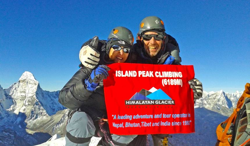 EBC e escalada do Island Peak — 1