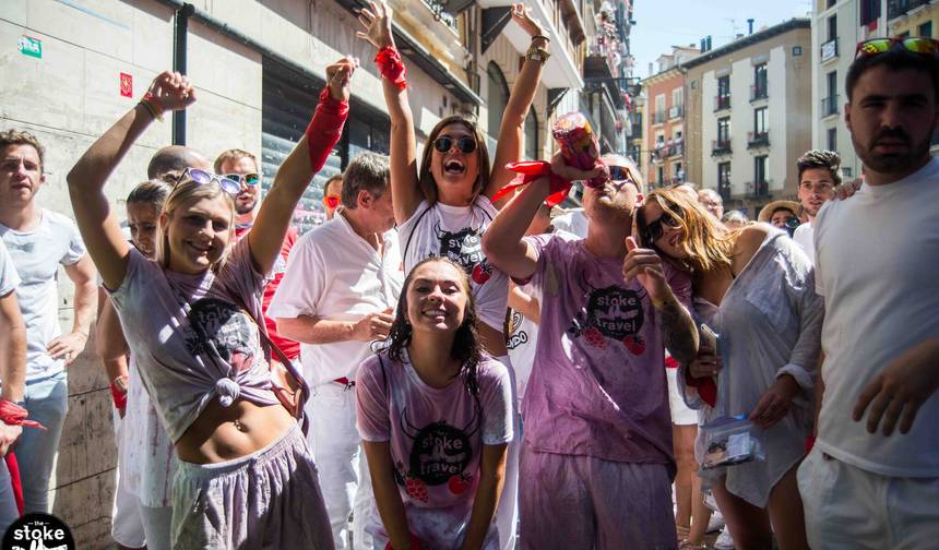 Encierro de San Fermín: Cerimónia de Abertura com partida de Madrid — 1