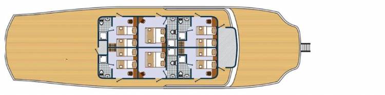  Upper Deck -plan