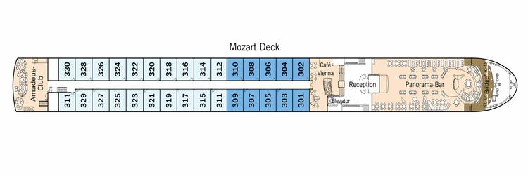 Plan de  Mozart Deck 