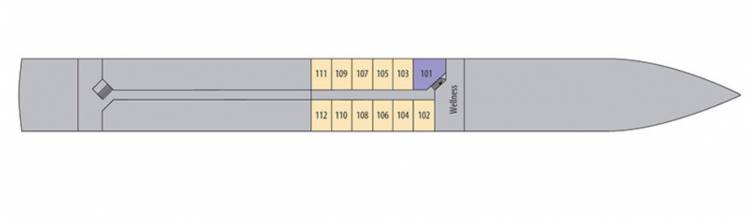  Emerald Deck (Lower Deck) -plan
