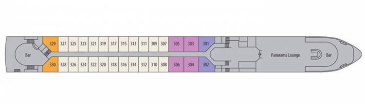  Diamond Deck(Upper Deck) -plan