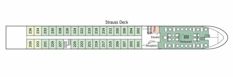 Plan de  Strauss Deck 