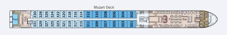 Plan de  Mozart-deck 