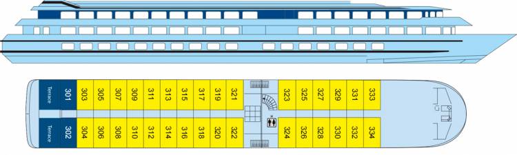  Upper Deck -plan