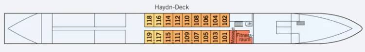 Plan de  Haydn Deck 